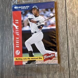 2003 DONRUSS Baseball Cards Unopened Pack Derek Jeter French’s